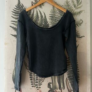 We The Free cropped long sleeve